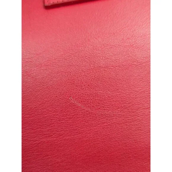 Pre-owned Yves Saint Laurent Calfskin Small Sac de Jour Handbag Red - Picture 16 of 16